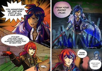 Kaeya and Diluc comic Kaeya and Diluc comic
