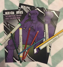 Watch_Dogs Coloring Book Vol. 1 (2017 - 2018). Image by Ahki